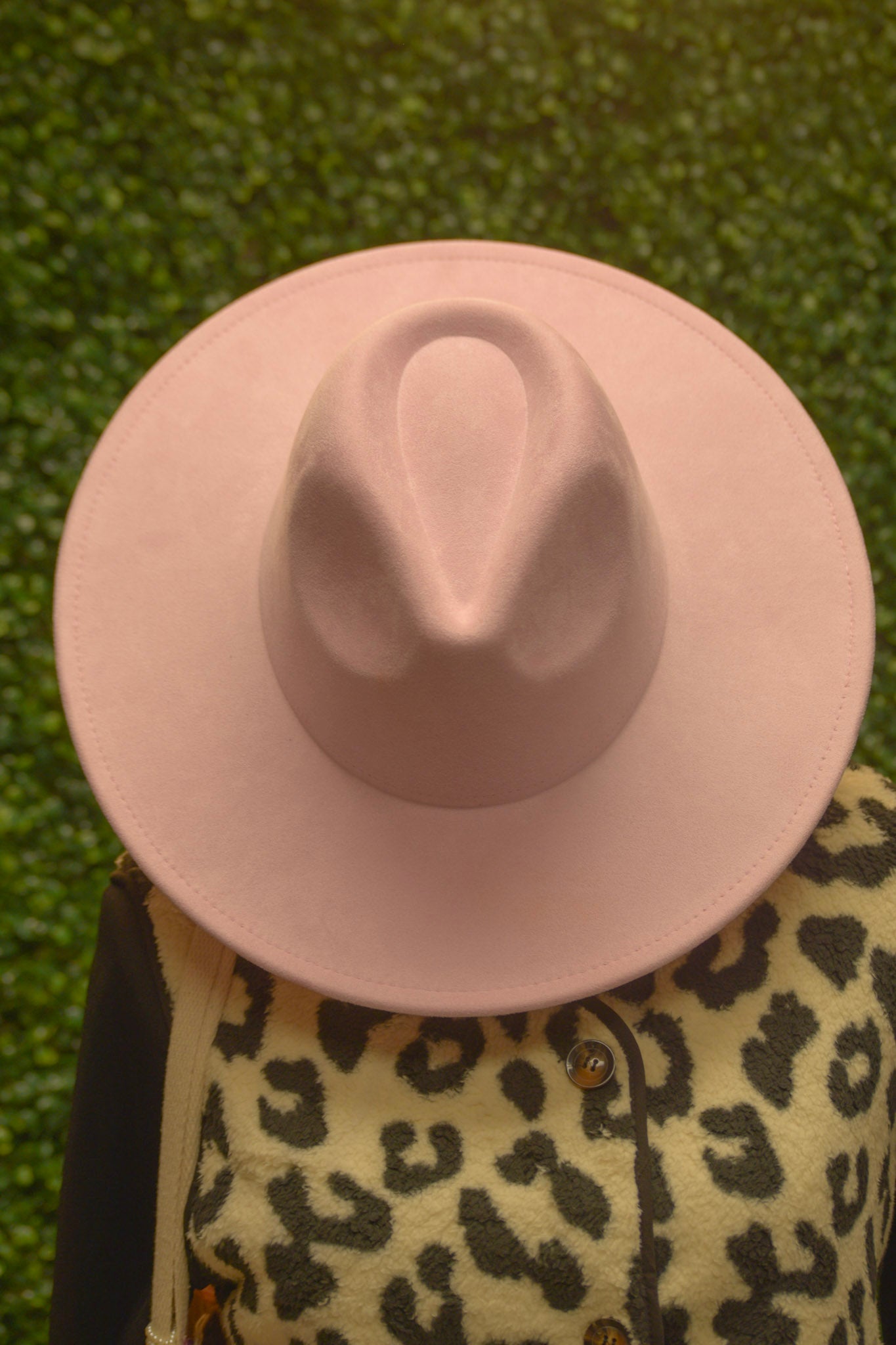 Light Pink Felt Hat
