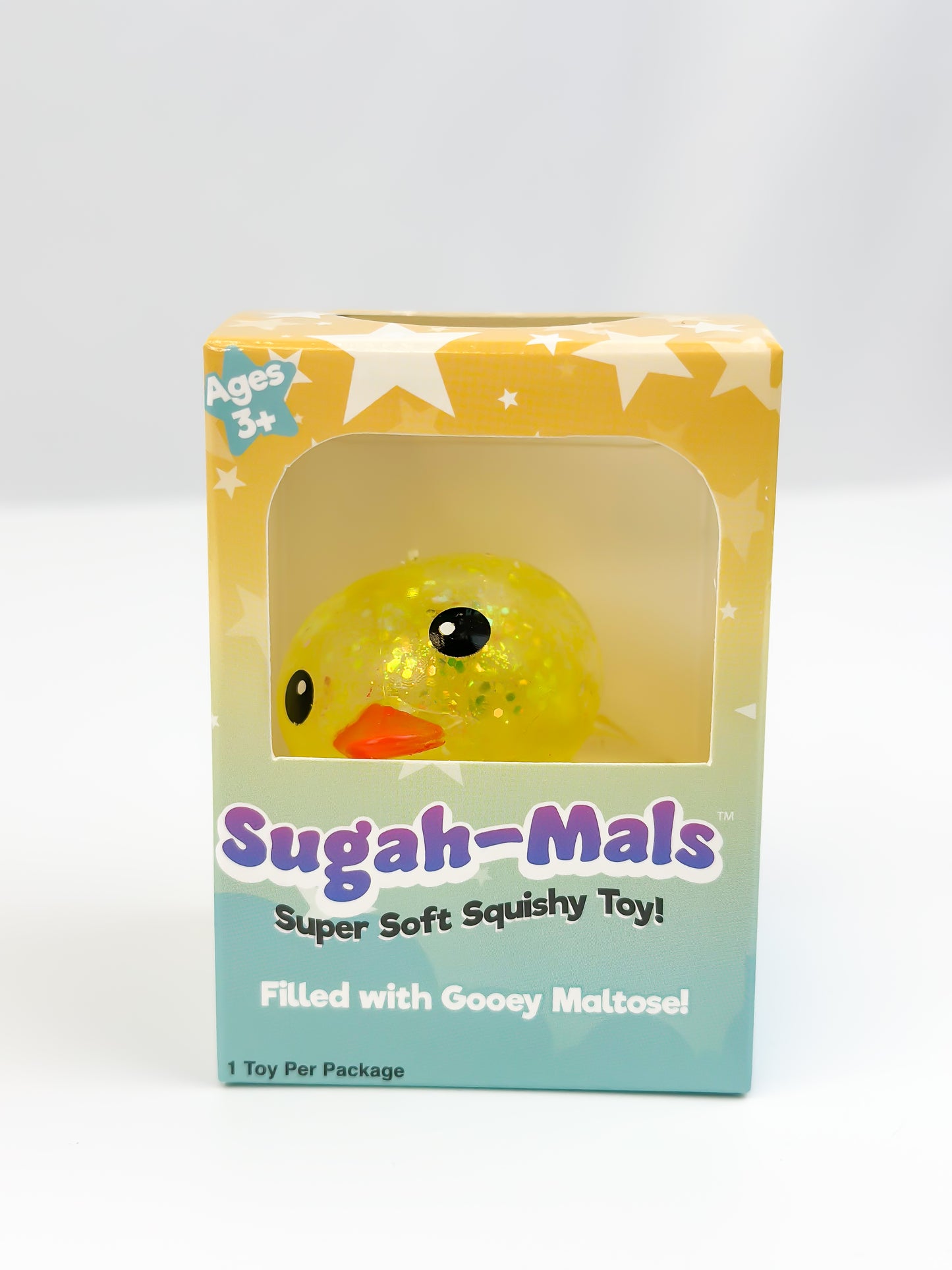 Sugah-Mals Glitter Duck Squishy Stress Relief Toy