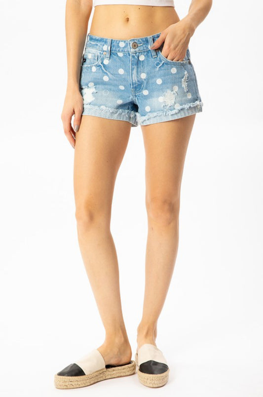 KanCan Polka Dot Shorts