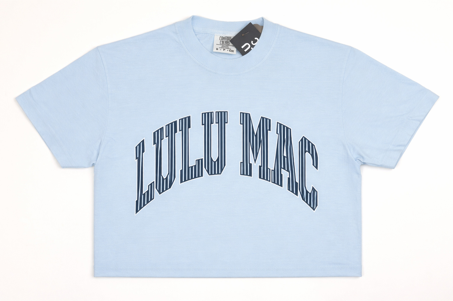 Lulu Mac Striped Logo T-Shirt
