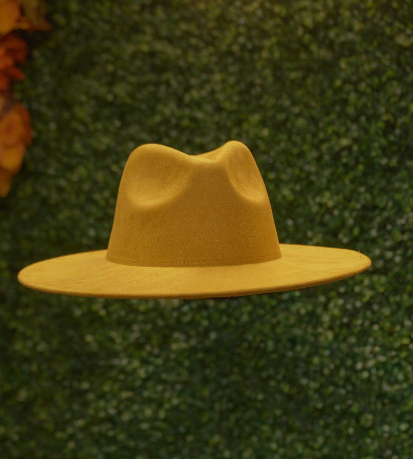 Yellow Felt Hat