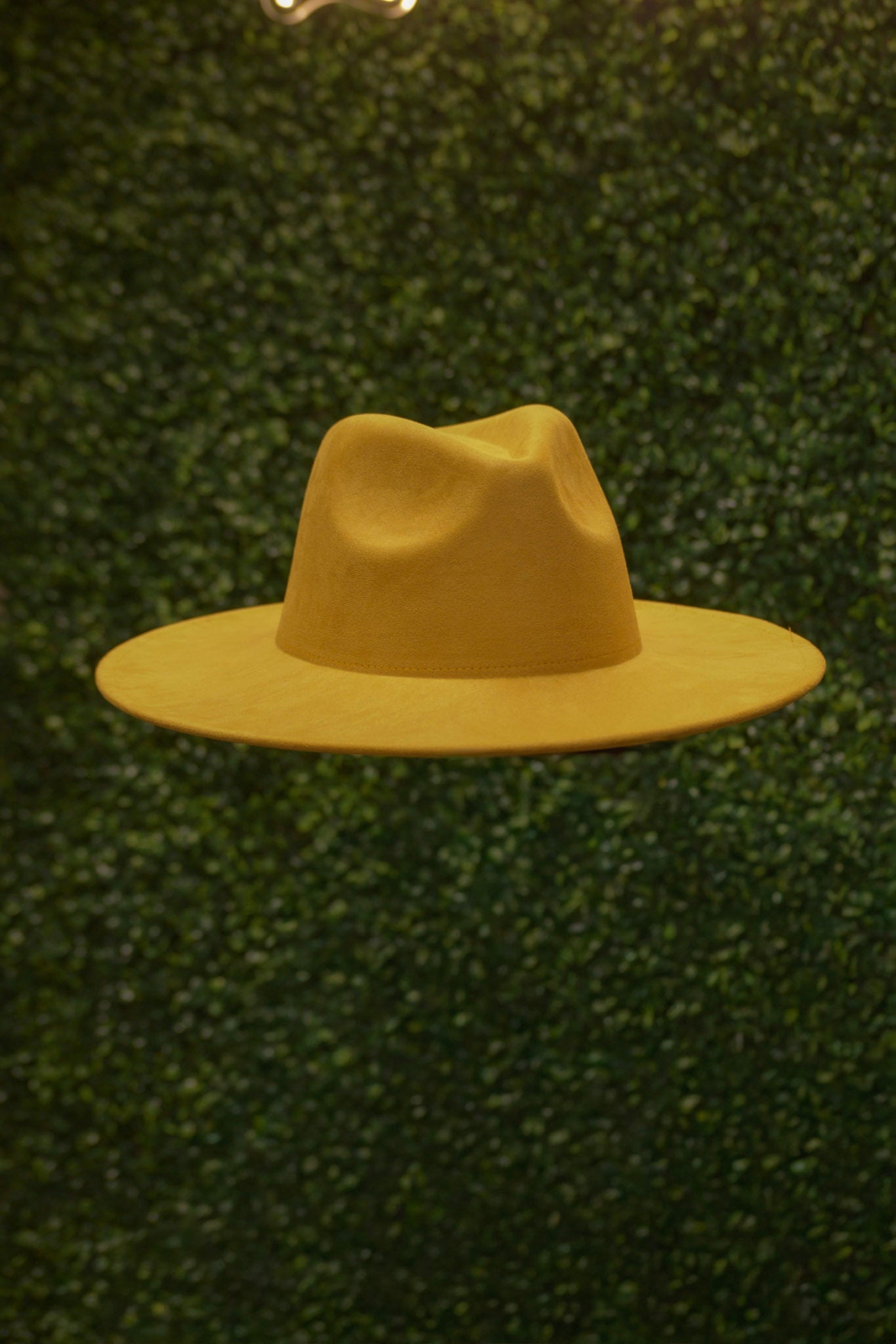 Yellow Felt Hat