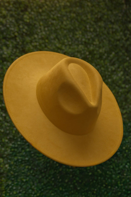 Yellow Felt Hat