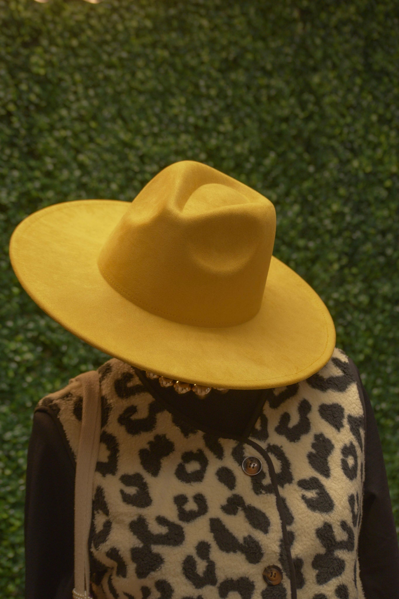 Yellow Felt Hat