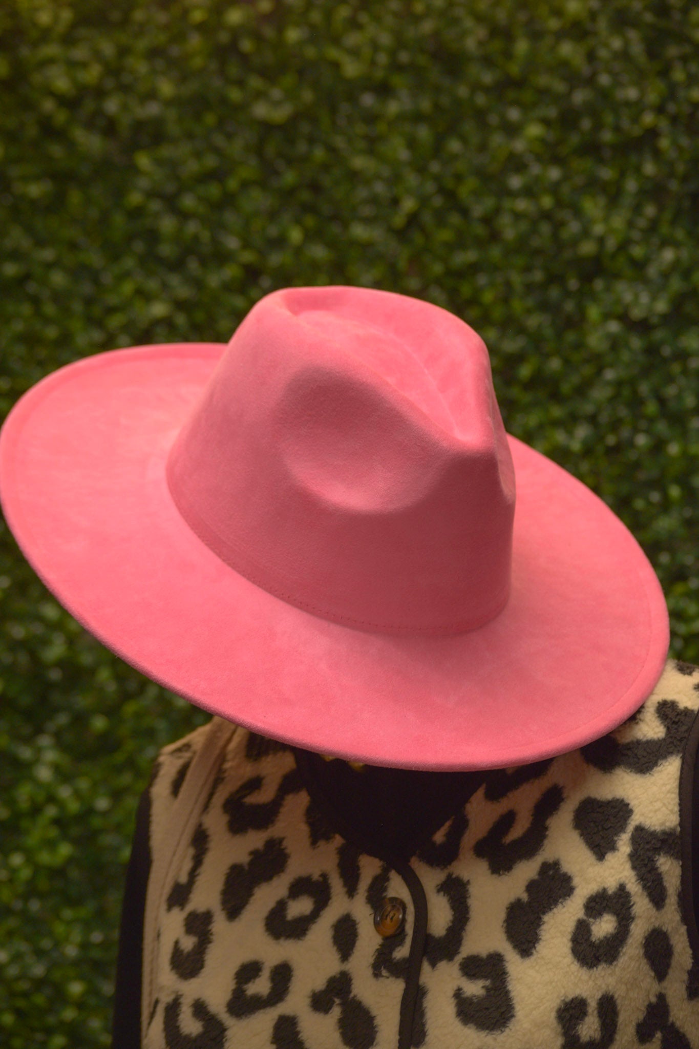 Pink Felt Hat