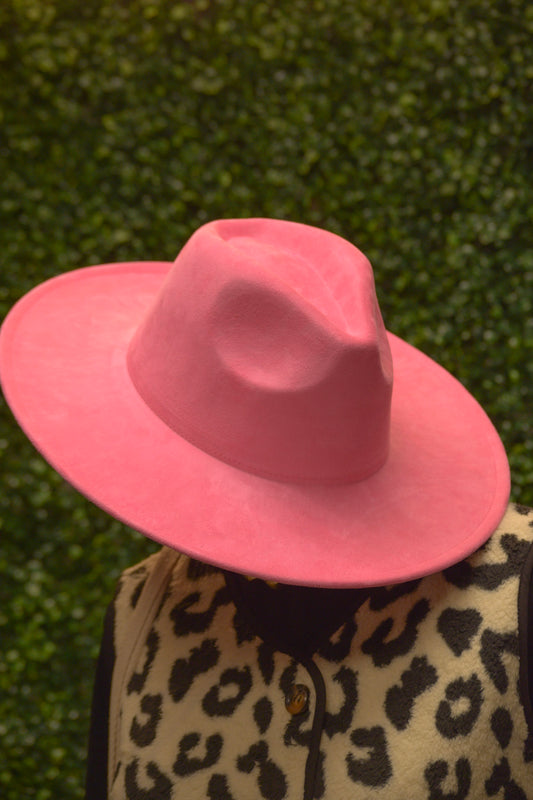 Pink Felt Hat