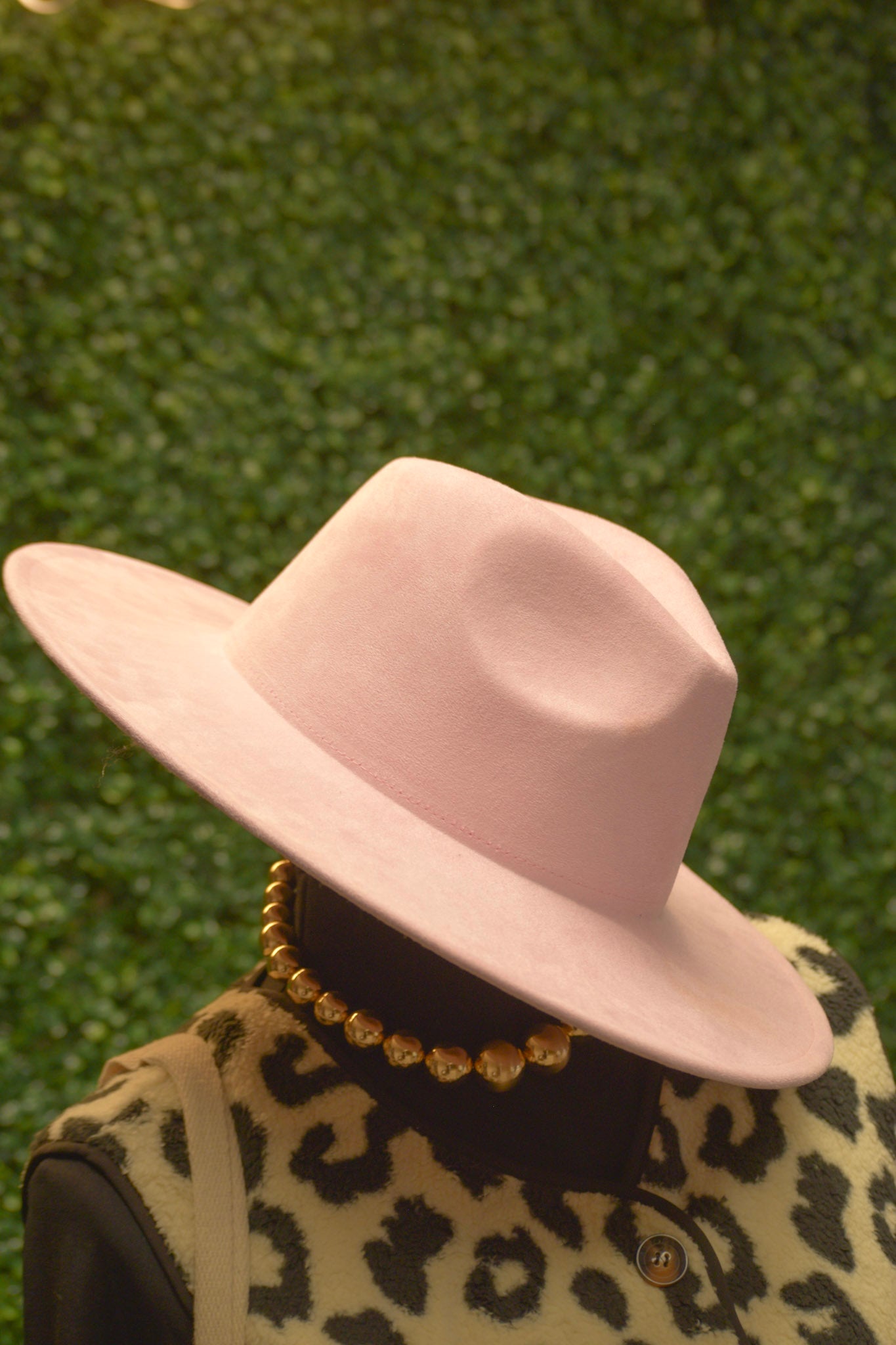 Light Pink Felt Hat