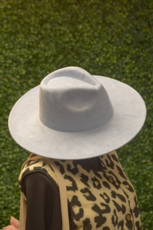 Light Blue Felt Hat