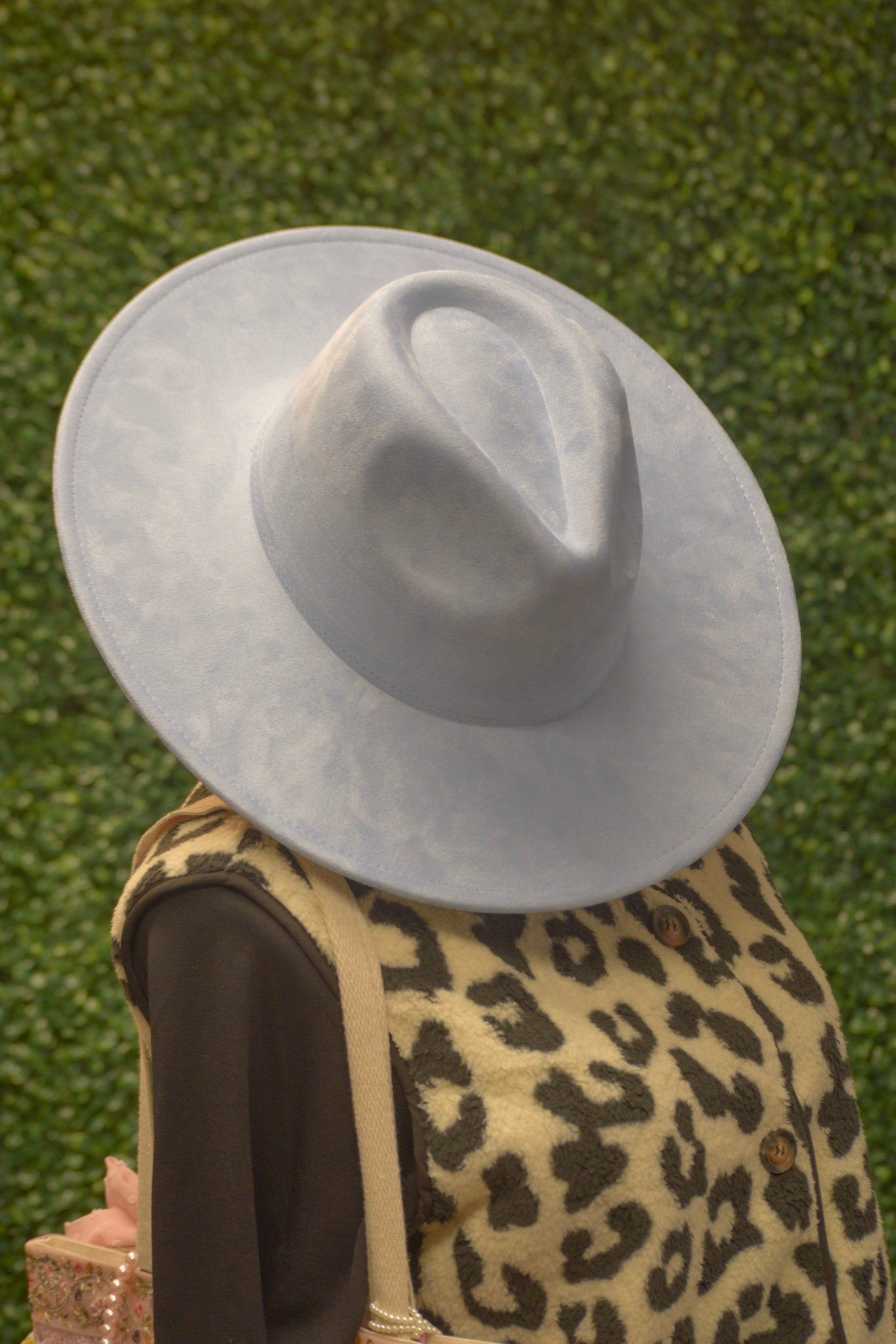 Light Blue Felt Hat