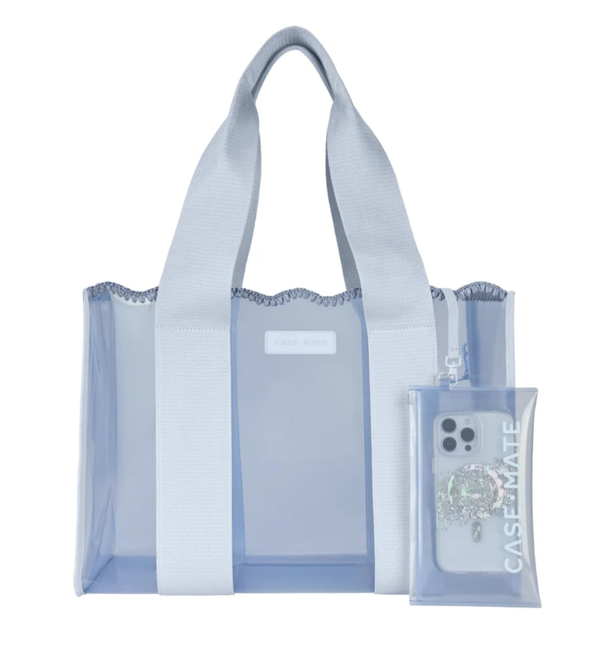 Case Mate Caroline Blue Jelly Tote Bag