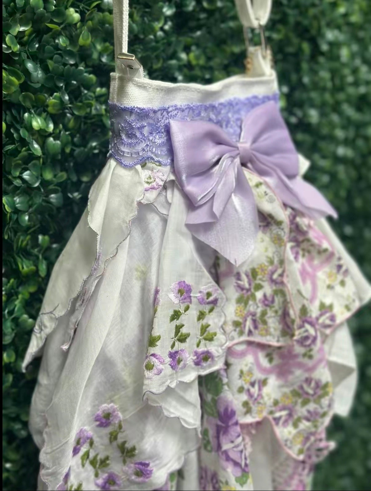 Purple Floral Crossbody Snagbag by Karyn