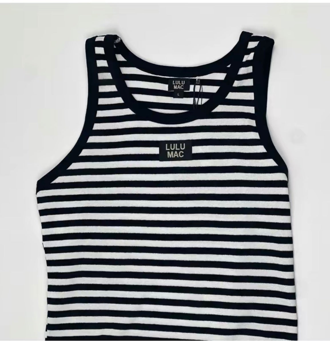 Striped Lulu Mac Tank Top