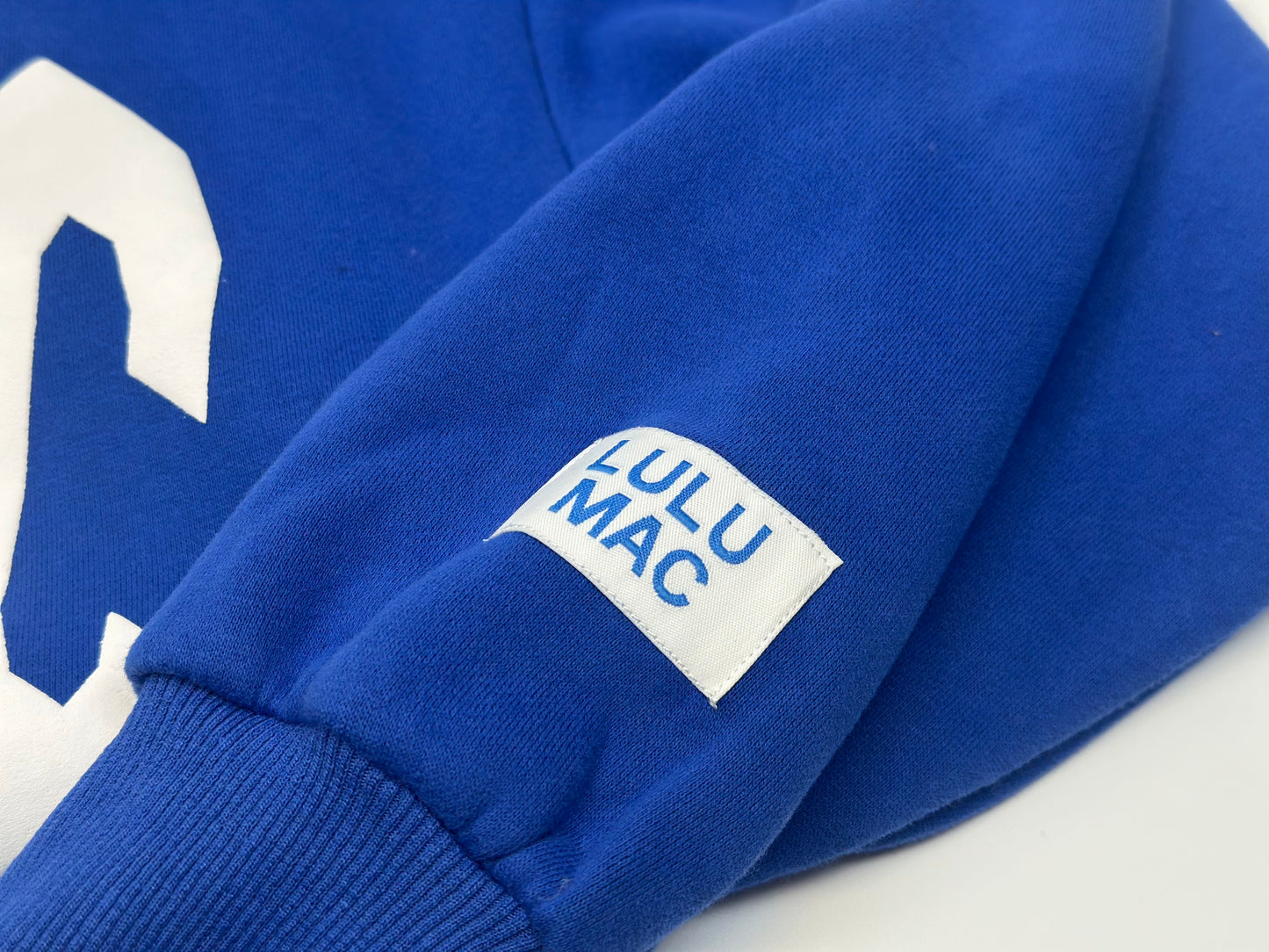 Lulu Mac Royal Blue Printed Soft Sweatshirt