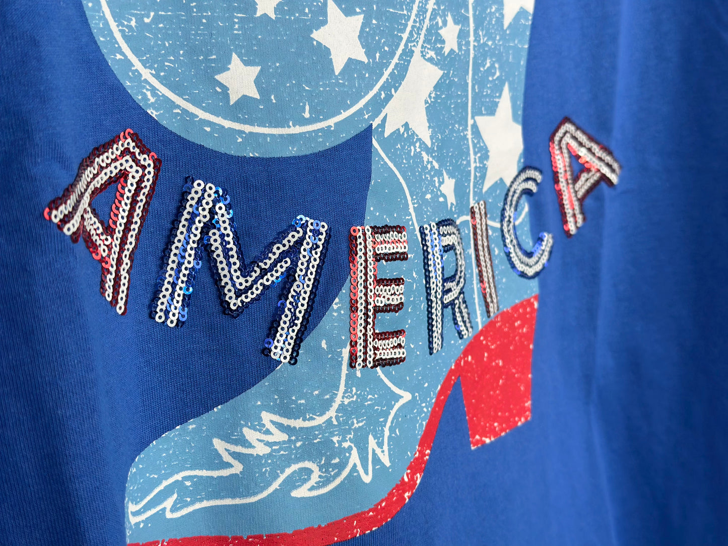 "America" Sequined Top