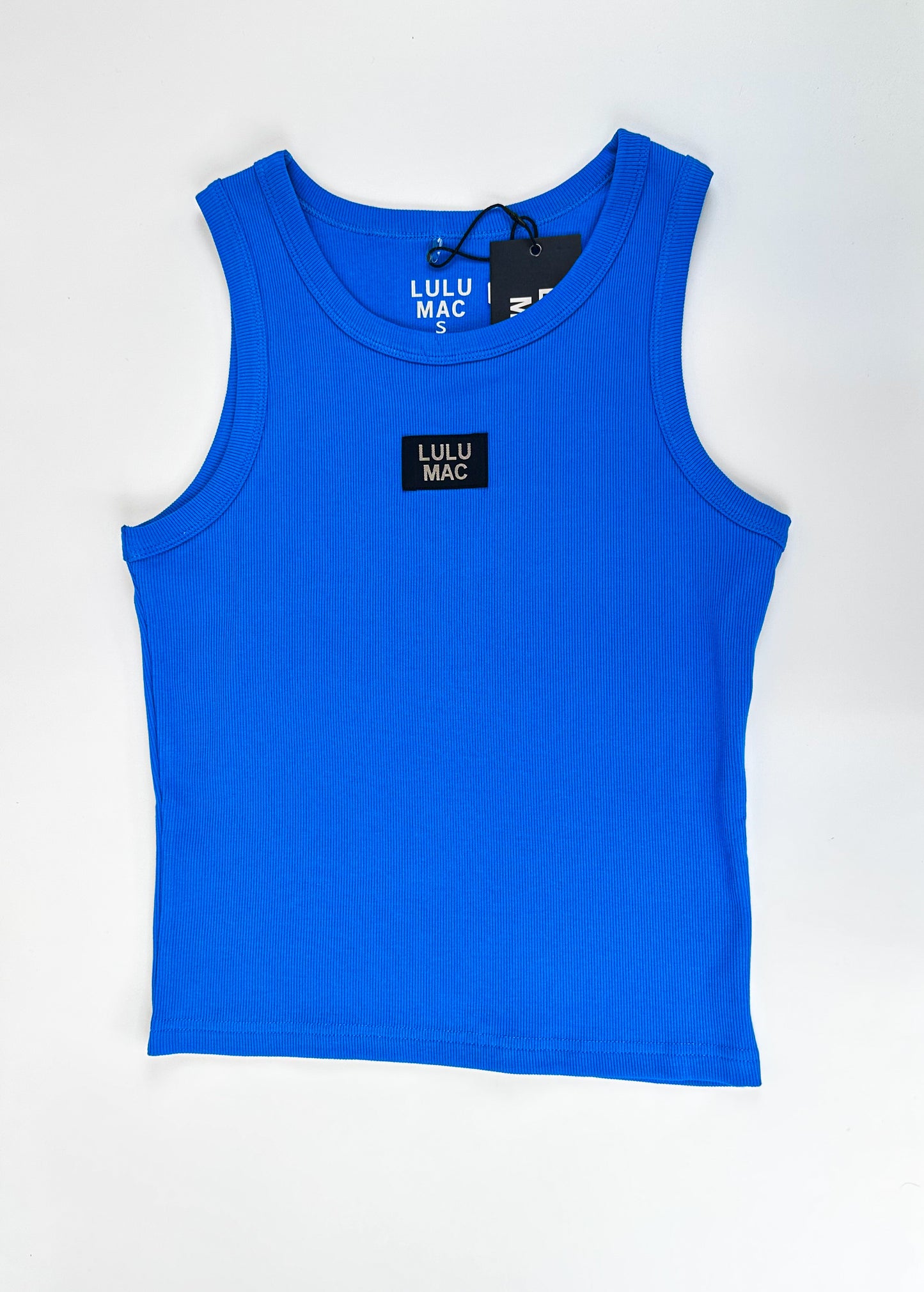 Lulu Mac Solid Every Day Ribbed Logo Tank Top