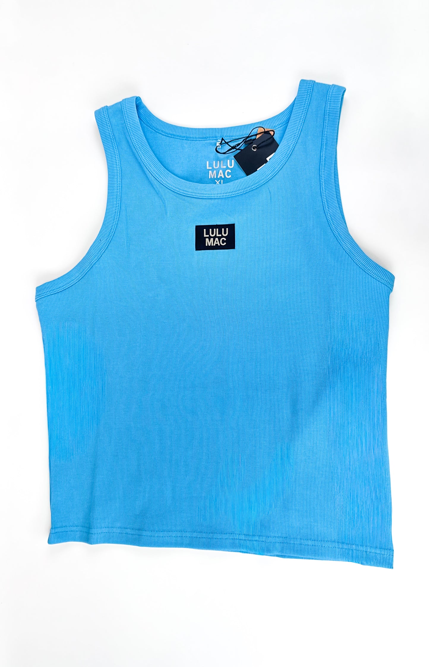 Lulu Mac Solid Every Day Ribbed Logo Tank Top
