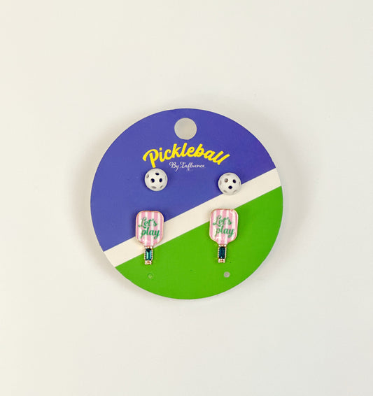 Paddle Pop Drops Pickleball Earrings