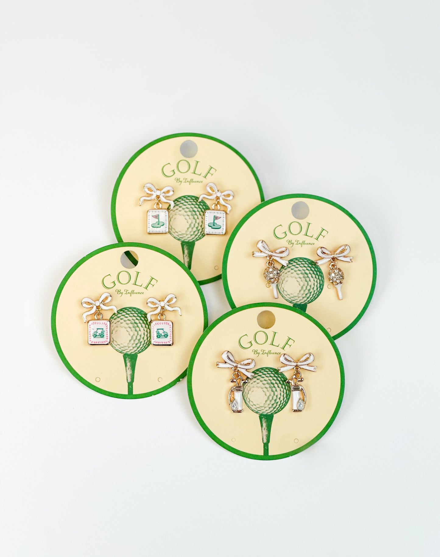 Country Club Chic Golf Earrings
