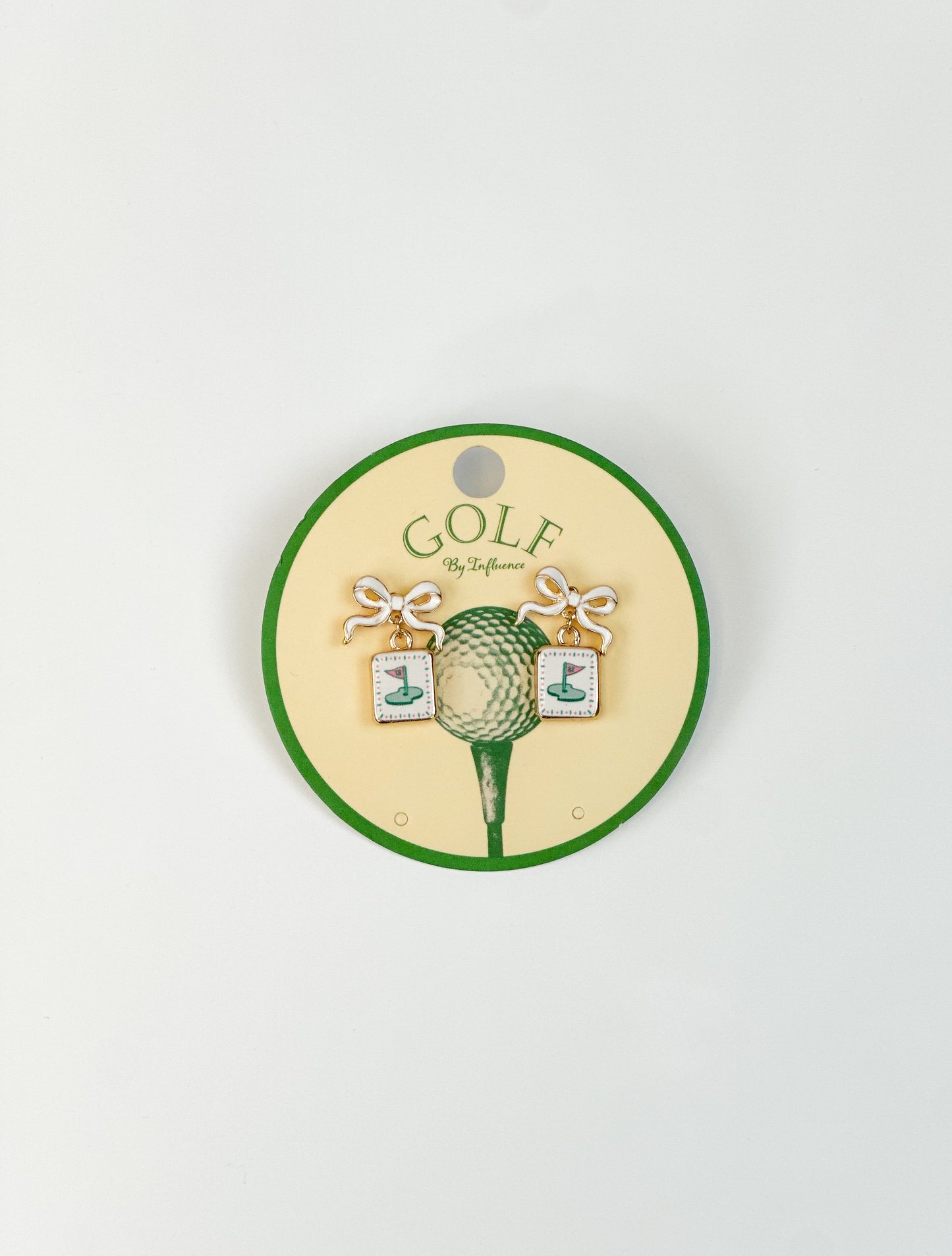 Country Club Chic Golf Earrings