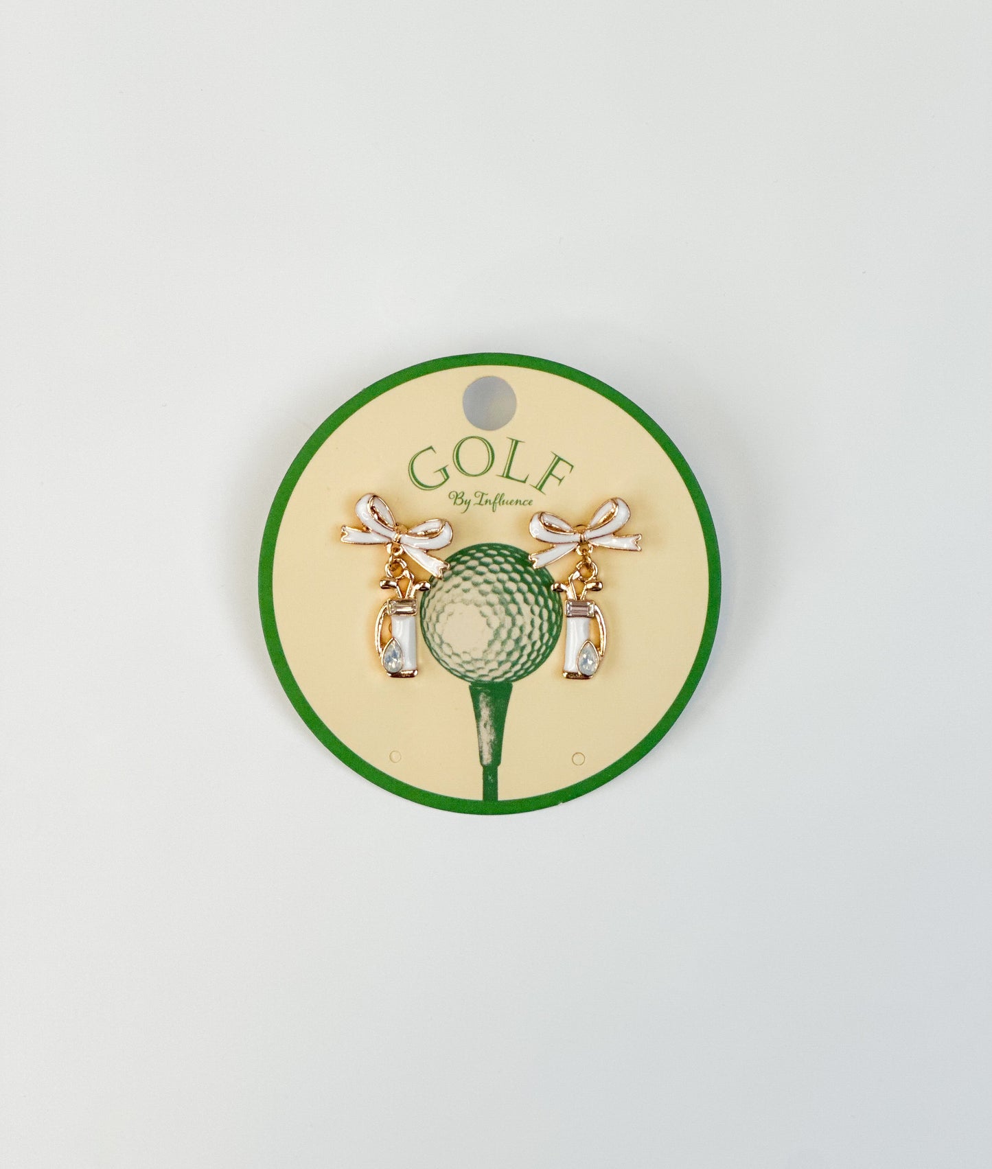 Country Club Chic Golf Earrings
