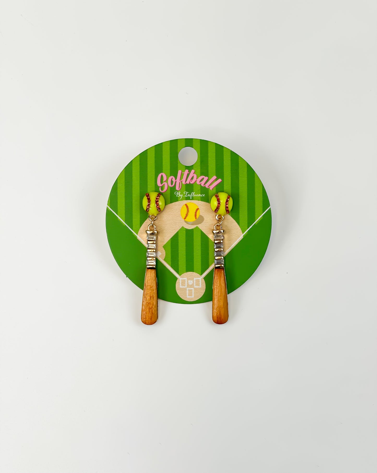 Home Run Honey Softball Earrings