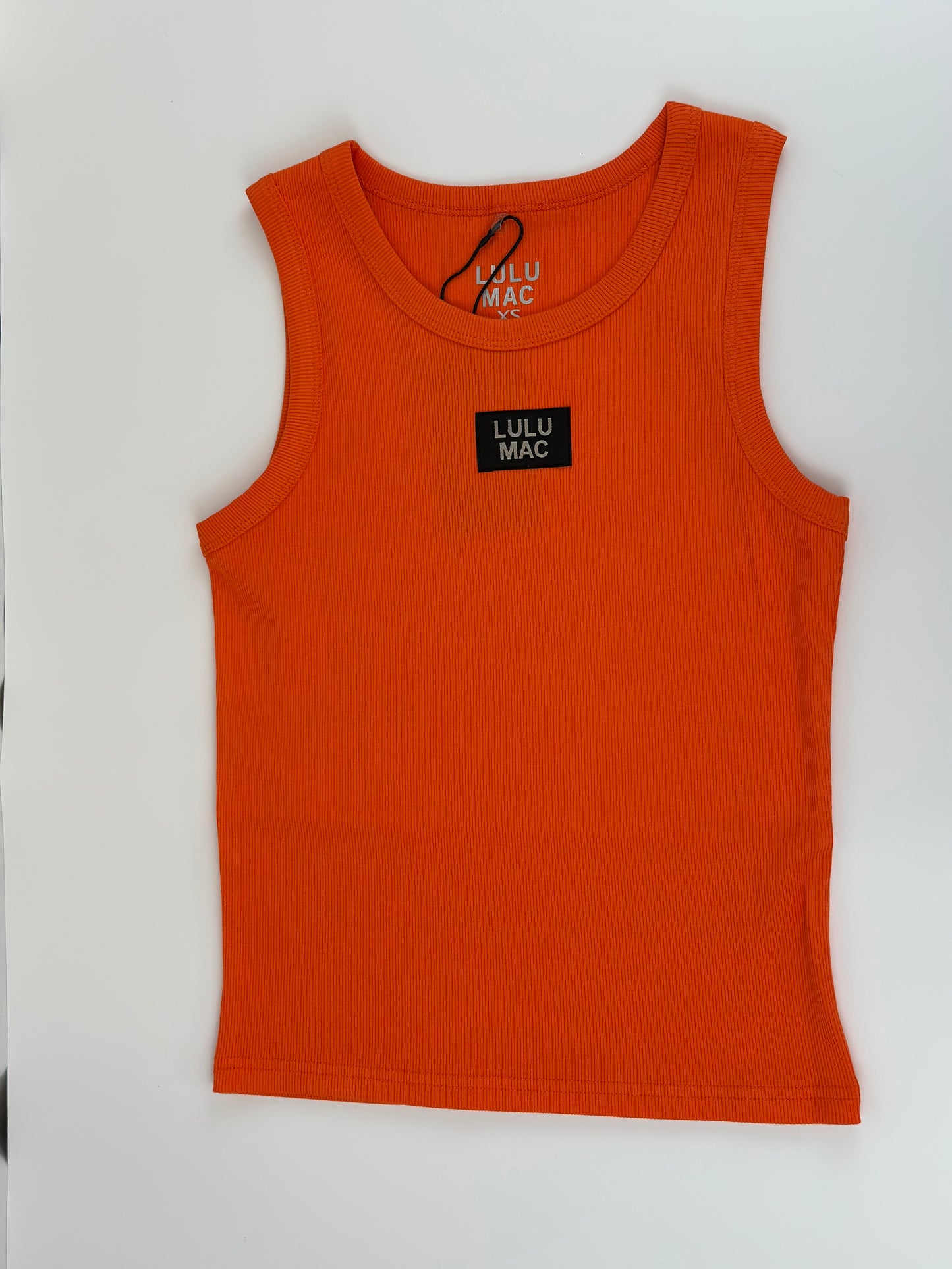 Lulu Mac Solid Every Day Ribbed Logo Tank Top
