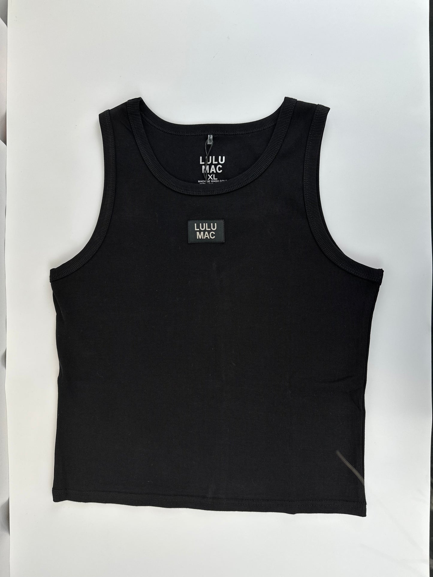 Lulu Mac Solid Every Day Ribbed Logo Tank Top