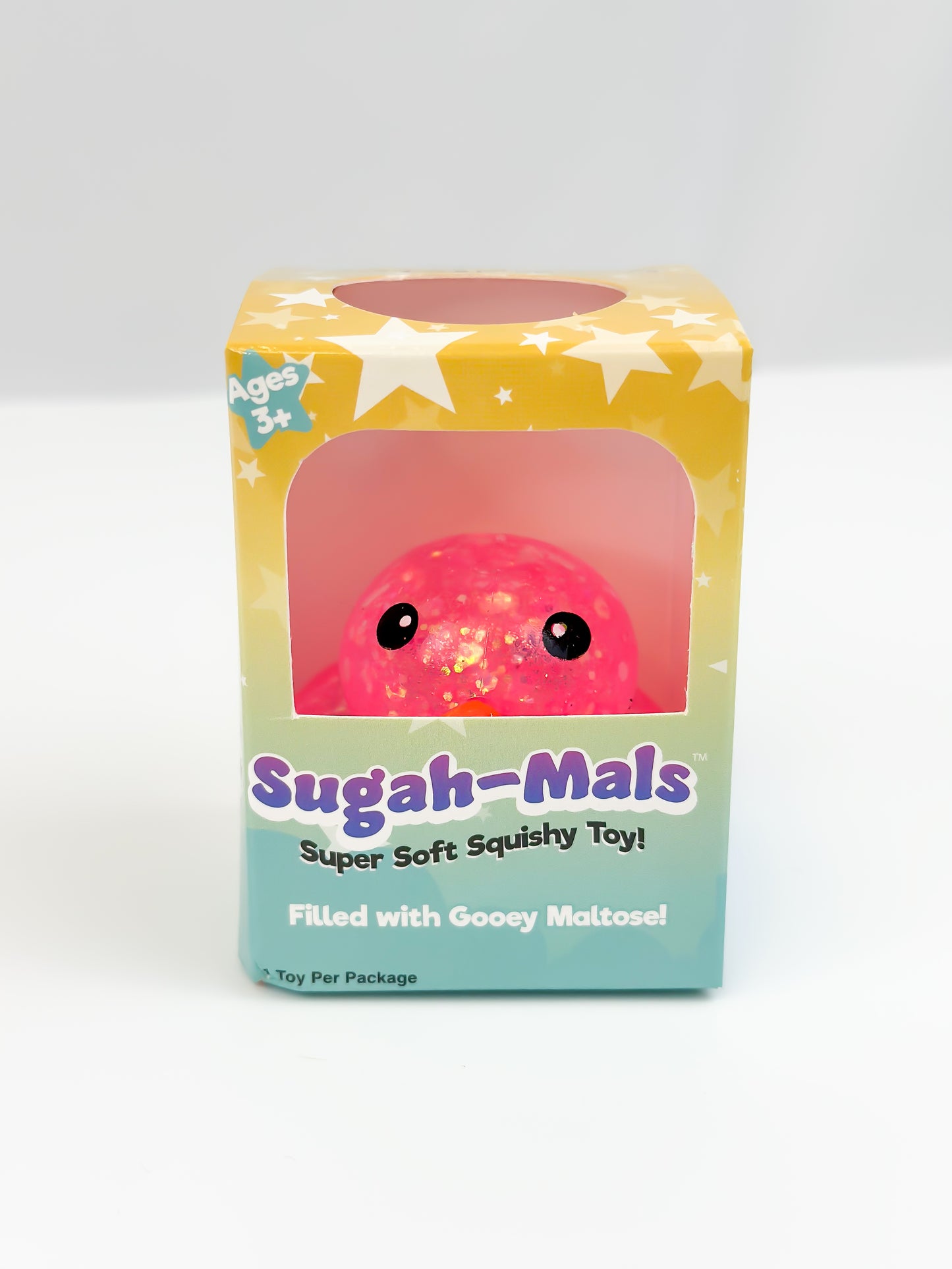 Sugah-Mals Glitter Duck Squishy Stress Relief Toy