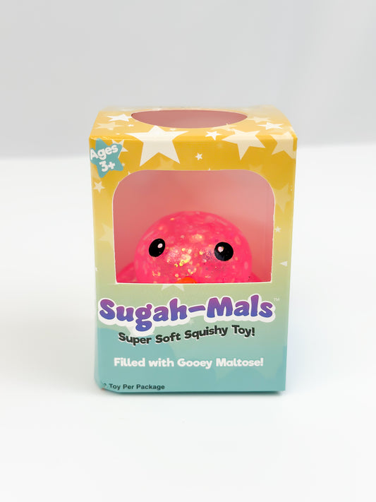 Sugah-Mals Glitter Duck Squishy Stress Relief Toy