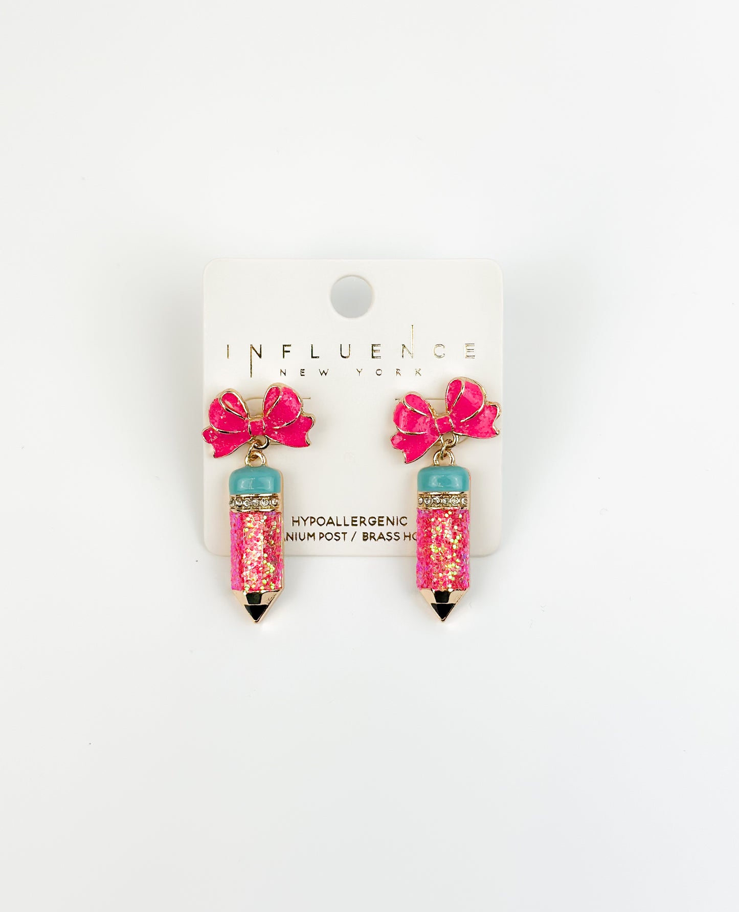 Back-To-School Earrings by Influence New York-Hypoallergenic-Each Set Sold Separately