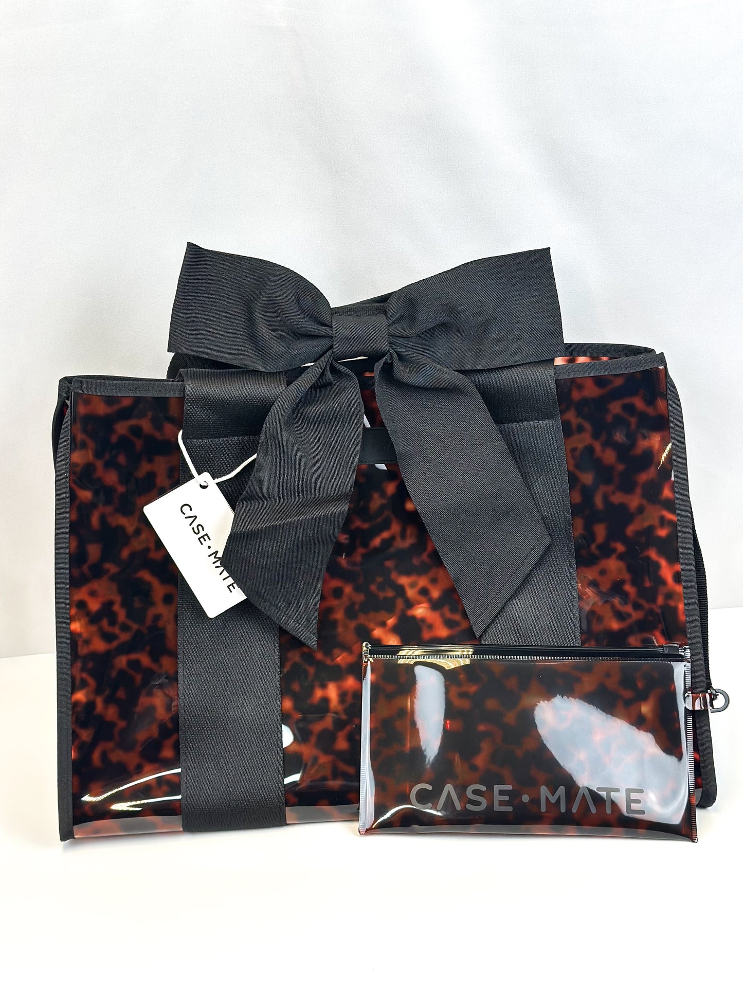 Case Mate Tortoiseshell Bow Jelly Tote