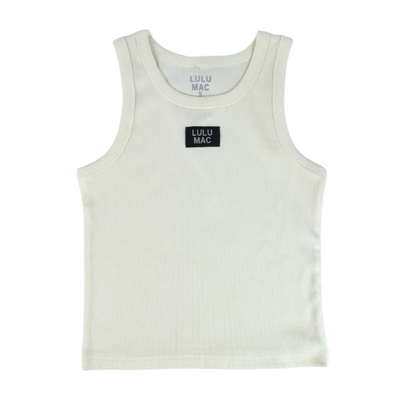 Lulu Mac Solid Every Day Ribbed Logo Tank Top