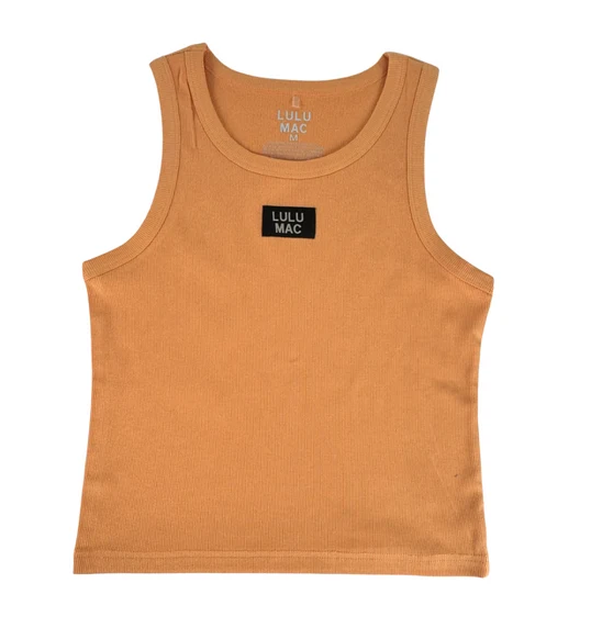 Lulu Mac Solid Every Day Ribbed Logo Tank Top