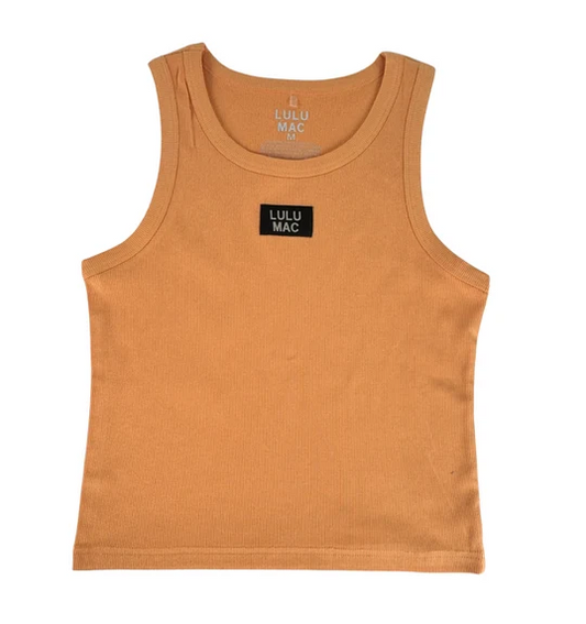 Lulu Mac Solid Every Day Ribbed Logo Tank Top