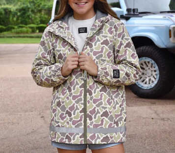 Lulu Mac Camo Raincoat